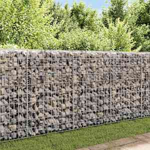 Gabion stena iz pocinkanega jekla 450x30x100 cm
