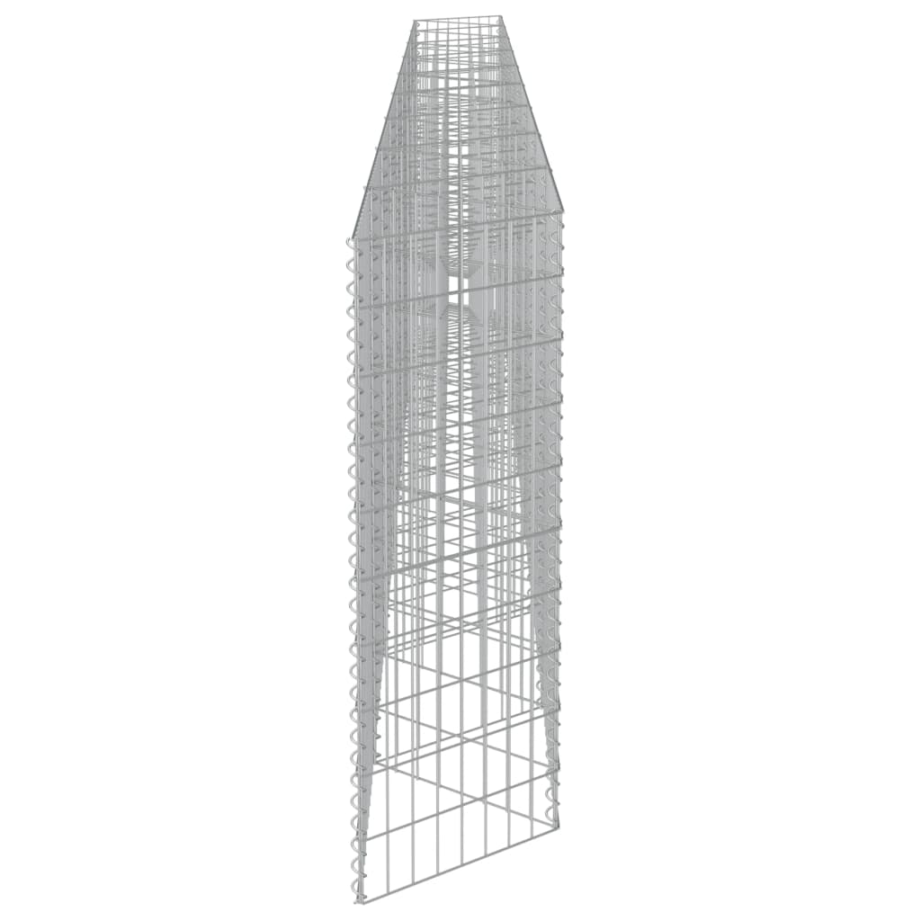 horganyzott acél gabion fal 630 x 30 x 100 cm