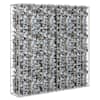vidaXL gabioonsein katetega, tsingitud teras, 80 x 20 x 100 cm
