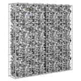 vidaXL Gabbione in Acciaio Zincato Coperto 80x20x100 cm