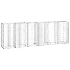 Gabionová zeď s víky z pozinkované oceli 300 x 50 x 100 cm - obrázek 2