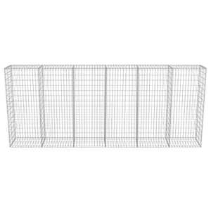 Gabionová zeď s víky z pozinkované oceli 300 x 50 x 150 cm - obrázek 5
