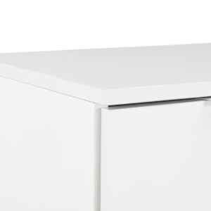 Příborník bílý s vysokým leskem 71x35x80 cm kompozitní dřevo - obrázek 6