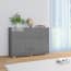  vidaXL szürke magasfényű tálalószekrény 107x35x80,5 cm termék 2. képe