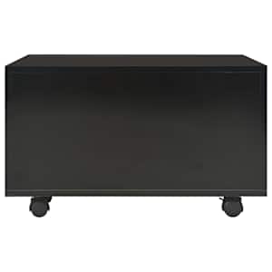 Konferenční stolek černý lesklý 60x60x35 cm kompozitní dřevo - obrázek 4