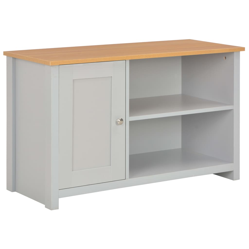 vidaXL TV-Schrank Grau 95x39x58 cm