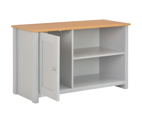 vidaXL TV-Schrank Grau 95x39x58 cm