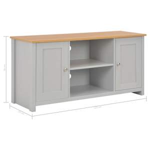 TV stolek šedý 120 x 39 x 58 cm - obrázek 9