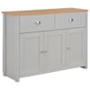 vidaXL puhvetkapp hall 112 x 35 x 81 cm MDF