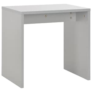 Toaletní stolek se zrcadlem a stoličkou šedý 104 x 45 x 131 cm - obrázek 8
