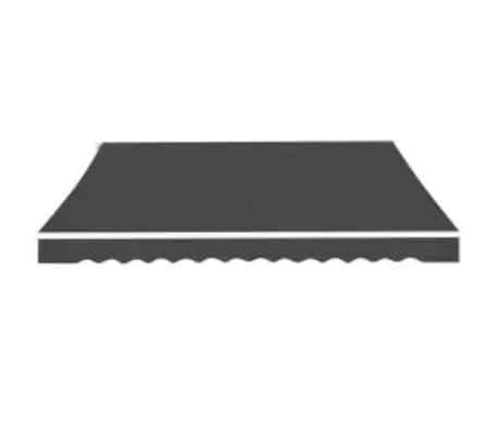 vidaXL Τέντα Αναδιπλούμενη Χειροκίνητη Ανθρακί 600 εκ.