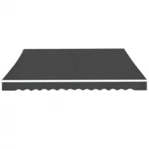 vidaXL Τέντα Αναδιπλούμενη Χειροκίνητη Ανθρακί 600 εκ.