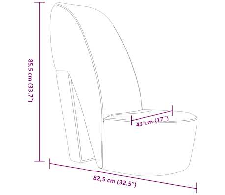 vidaXL Schuhsessel Kunstleder High Heel Design Sessel Stuhl mehrere