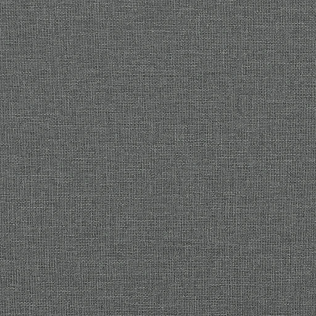Masážní křeslo tmavě šedé textil