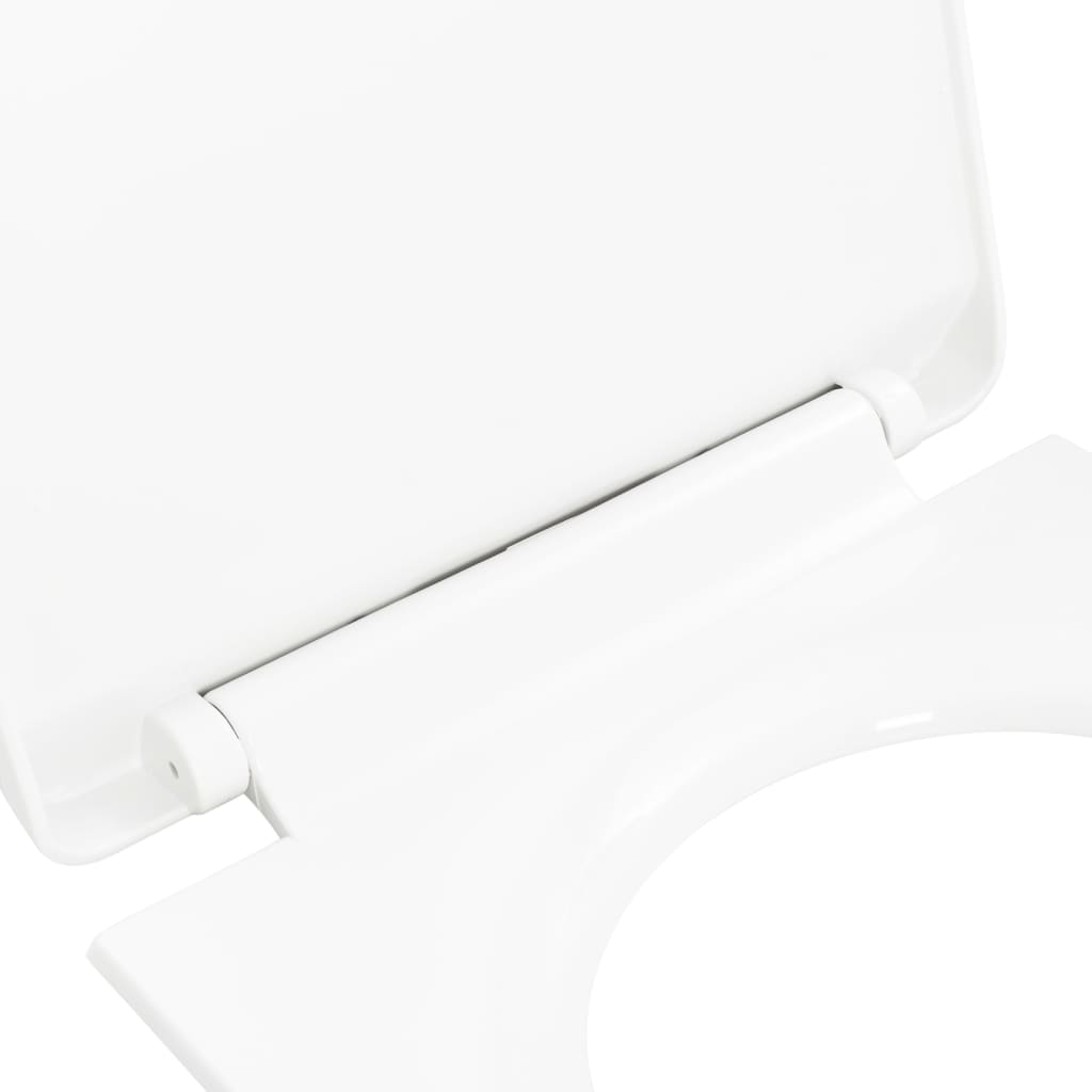 Toilettensitz mit Absenkautomatik und Quick-Release-Design Weiß | Stepinfit.de