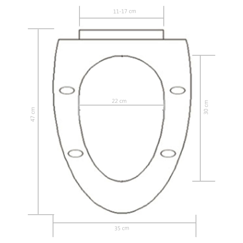 Toilettensitz mit Absenkautomatik und Quick-Release-Design Weiß | Stepinfit.de
