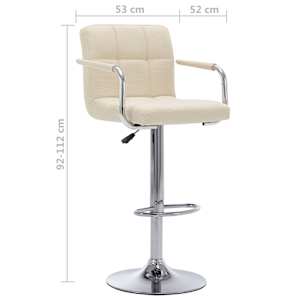 Barski stol krem blago - slika 7