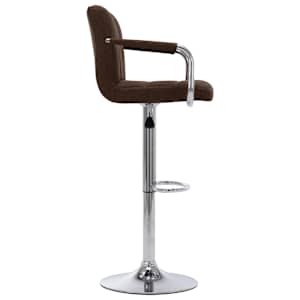 Barski stol rjavo blago - slika 3