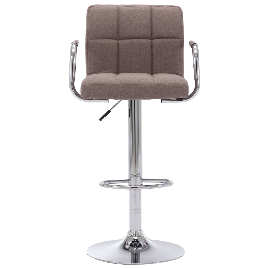 

vidaXL 283418 Bar Stool Taupe Fabric