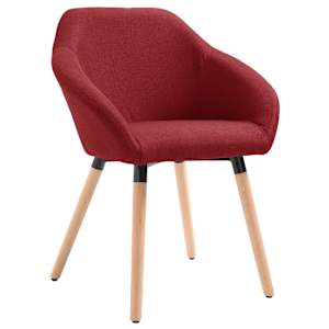 Jídelní židle vínová textil