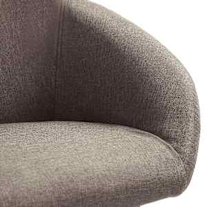 Jídelní židle taupe textil - obrázek 5