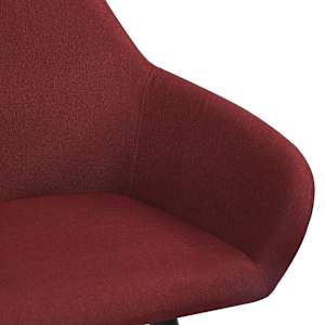 Jídelní židle 2 ks vínové textil - obrázek 5