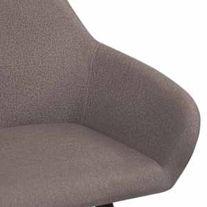 Jídelní židle 2 ks taupe textil - obrázek 5