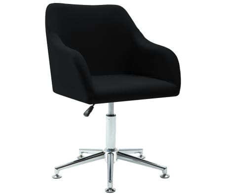 vidaXL drejelige spisebordsstole 2 stk. stof sort