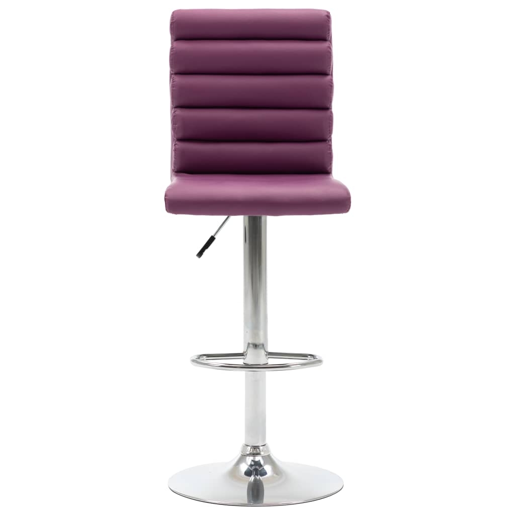 vidaXL Baro kėdė, violetinės spalvos, dirbtinė oda