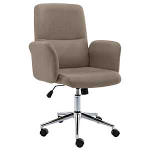 Kancelářská židle taupe textil