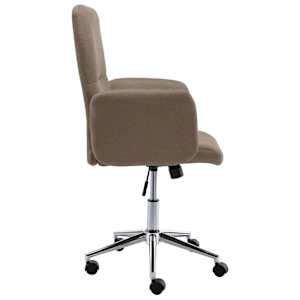 Kancelářská židle taupe textil - obrázek 3