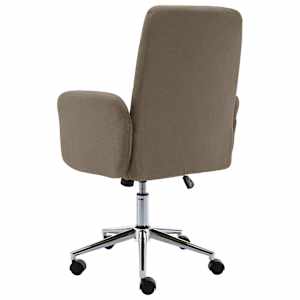 Kancelářská židle taupe textil - obrázek 4