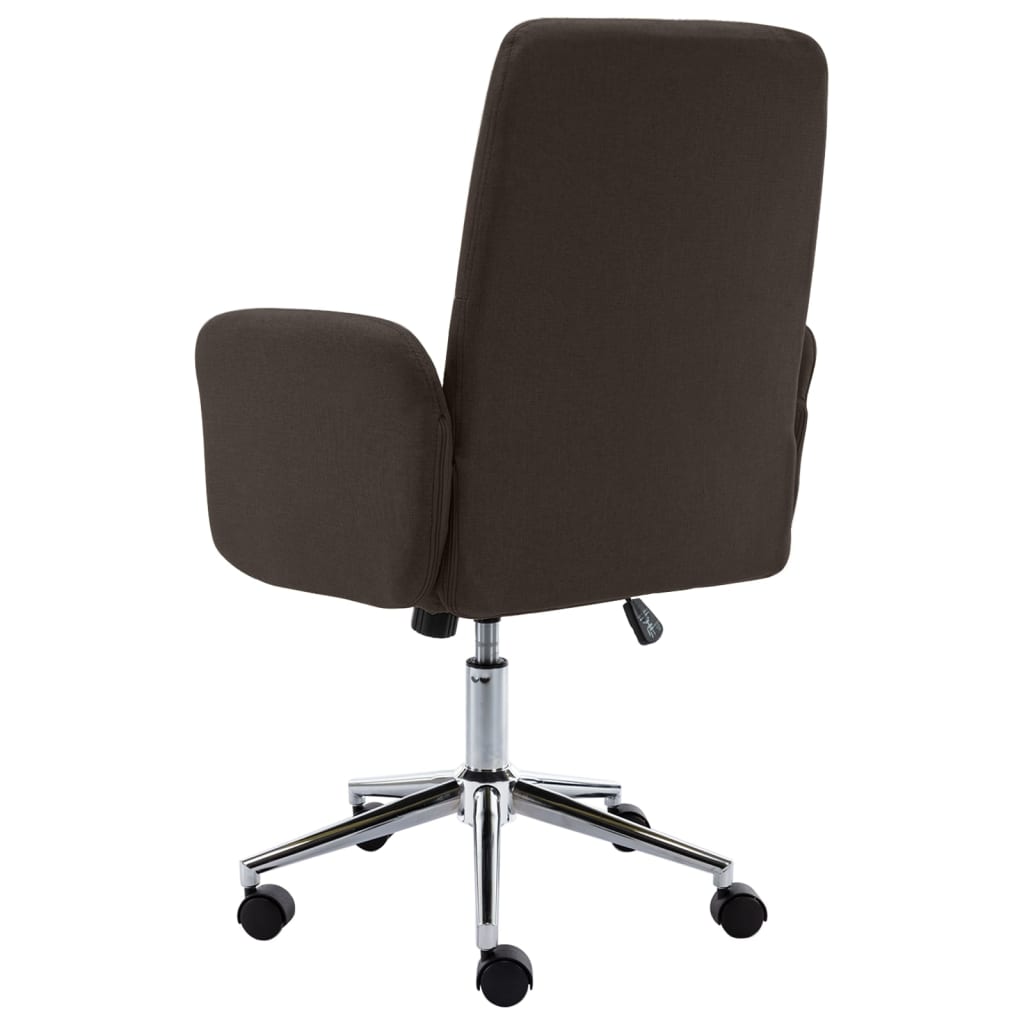  Kancelárska stolička hnedá látková