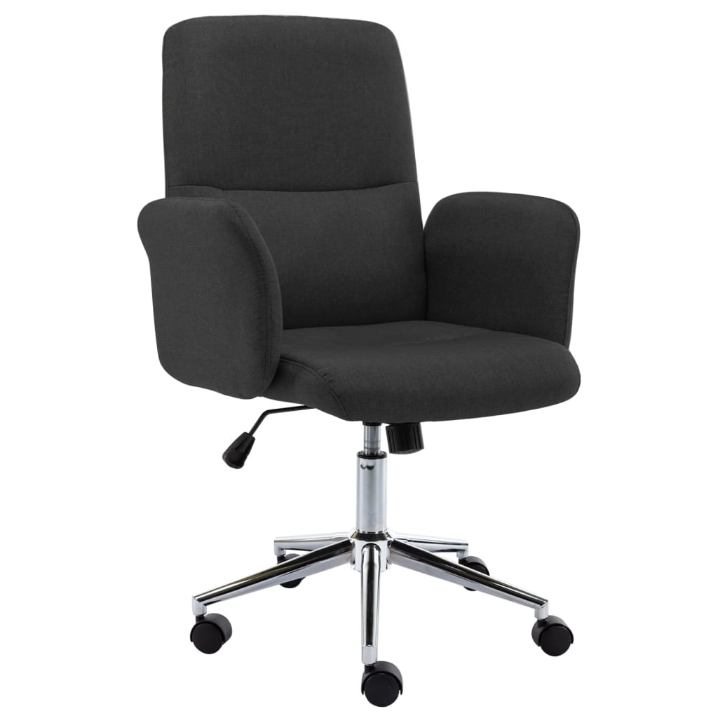 Biuro kėdė, juodos spalvos, audinys