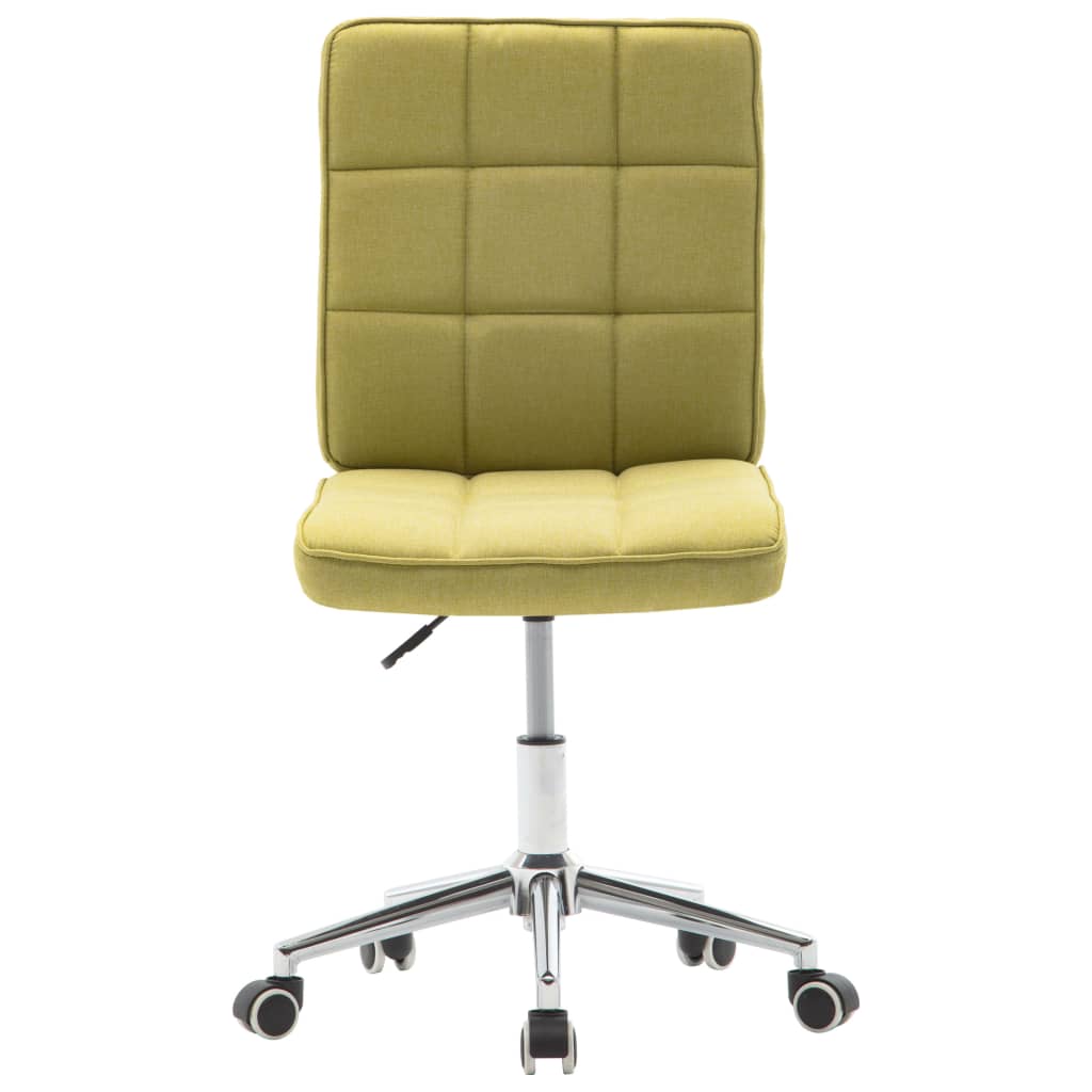 vidaXL Blagovaonska stolica od tkanine zelena