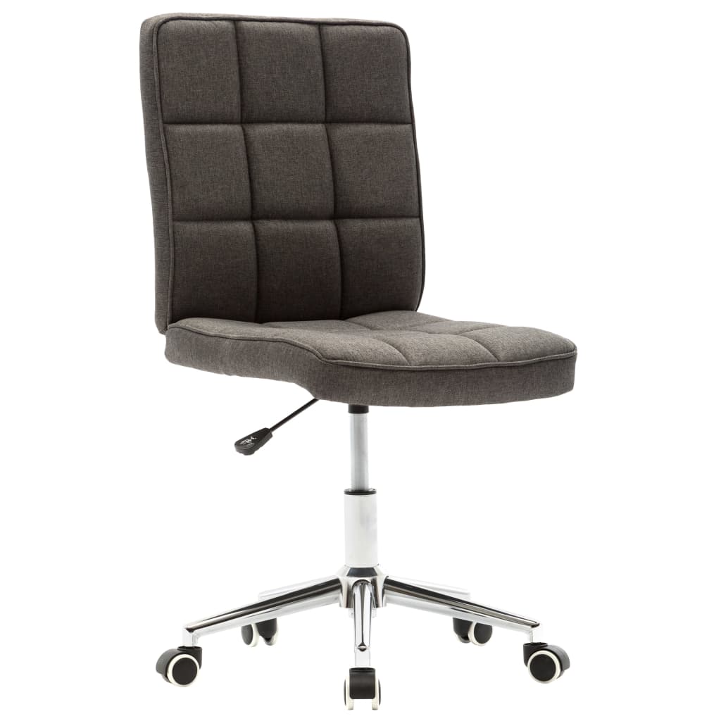 

vidaXL Eetkamerstoelen 2 st stof donkergrijs