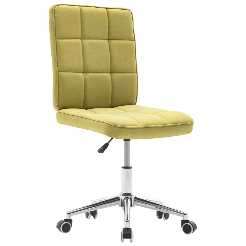 

vidaXL Eetkamerstoelen 2 st stof groen