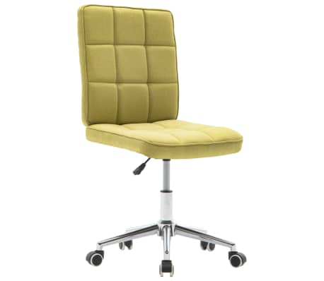 vidaXL Eetkamerstoelen 2 st stof groen