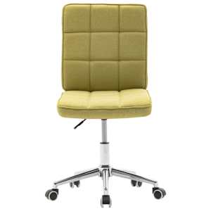 Jídelní židle 2 ks zelené textil - obrázek 4