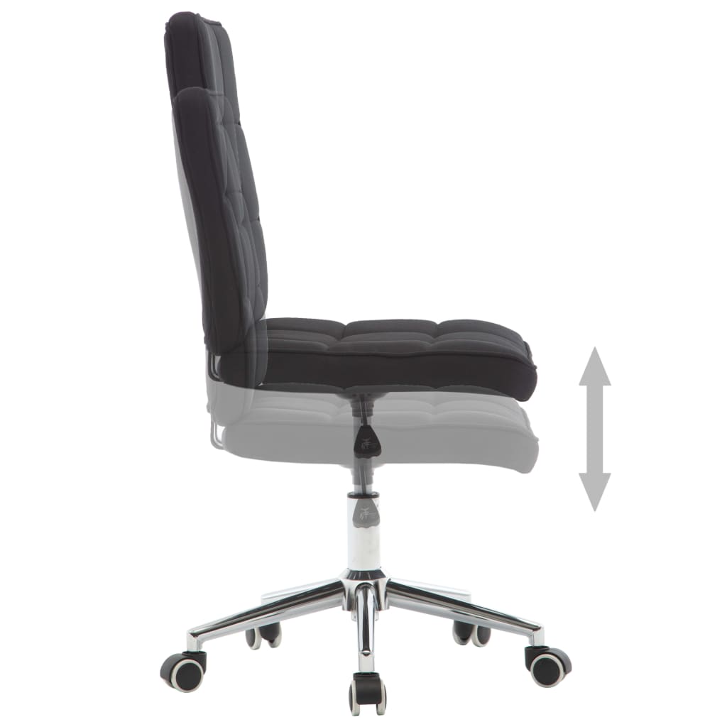 Valgomojo kėdės, 2vnt., juodos spalvos, audinys | Stepinfit