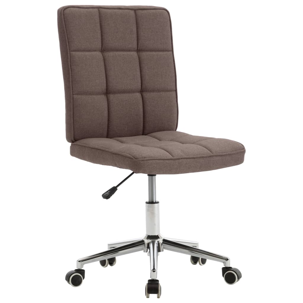 

vidaXL Eetkamerstoelen 2 st stof taupe