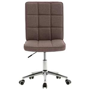 Jídelní židle 2 ks taupe textil - obrázek 4