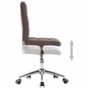 Jídelní židle 2 ks taupe textil - obrázek 6