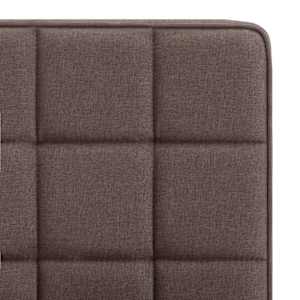 Jídelní židle 2 ks taupe textil - obrázek 7