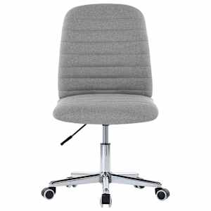 Jedilni stoli 2 kosa svetlo sivo blago - slika 4