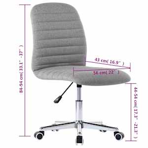 Jedilni stoli 2 kosa svetlo sivo blago - slika 10