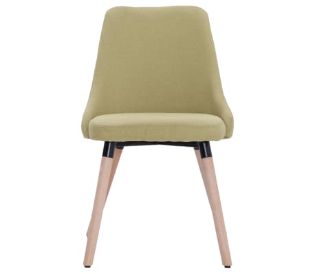 vidaXL Esszimmerstühle 2 Stück Grün Stoff vidaXL Esszimmerstühle 2 Stück Grün Stoff