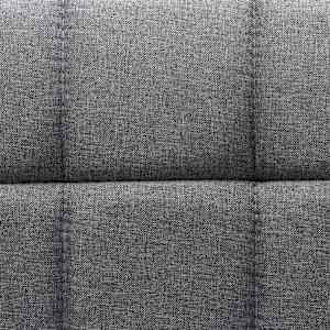Otočné jídelní židle 2 ks světle šedé textil - obrázek 8