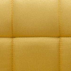 Otočné jídelní židle 2 ks žluté textil - obrázek 8