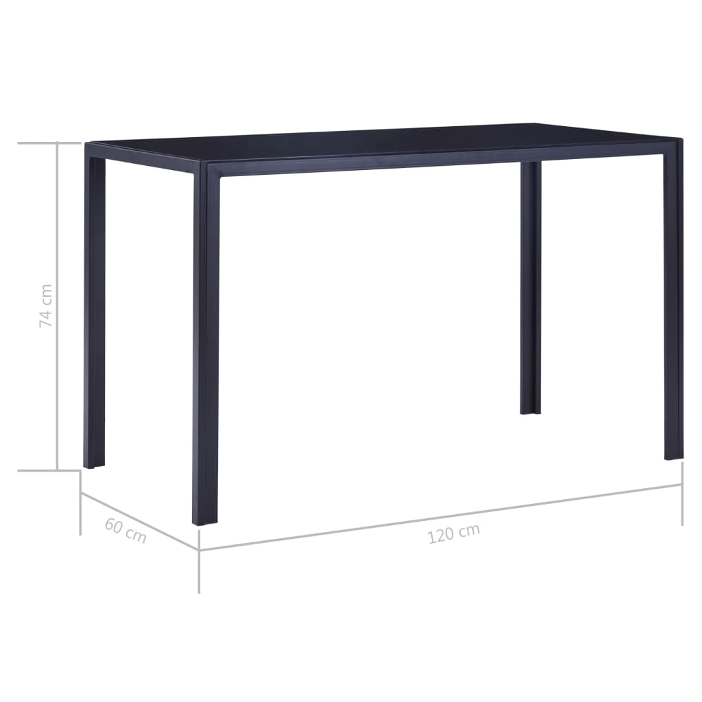 5/7 Pieces Dining Set Tempered Glass Kitchen Dinner Table Multi Colours vidaXL - Picture 16 of 16